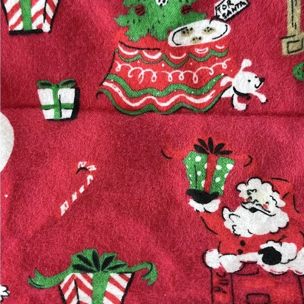 Munki Santa Claus Rudolph Reindeer Christmas Pajamas S Cotton PJ Set Top Bottom
